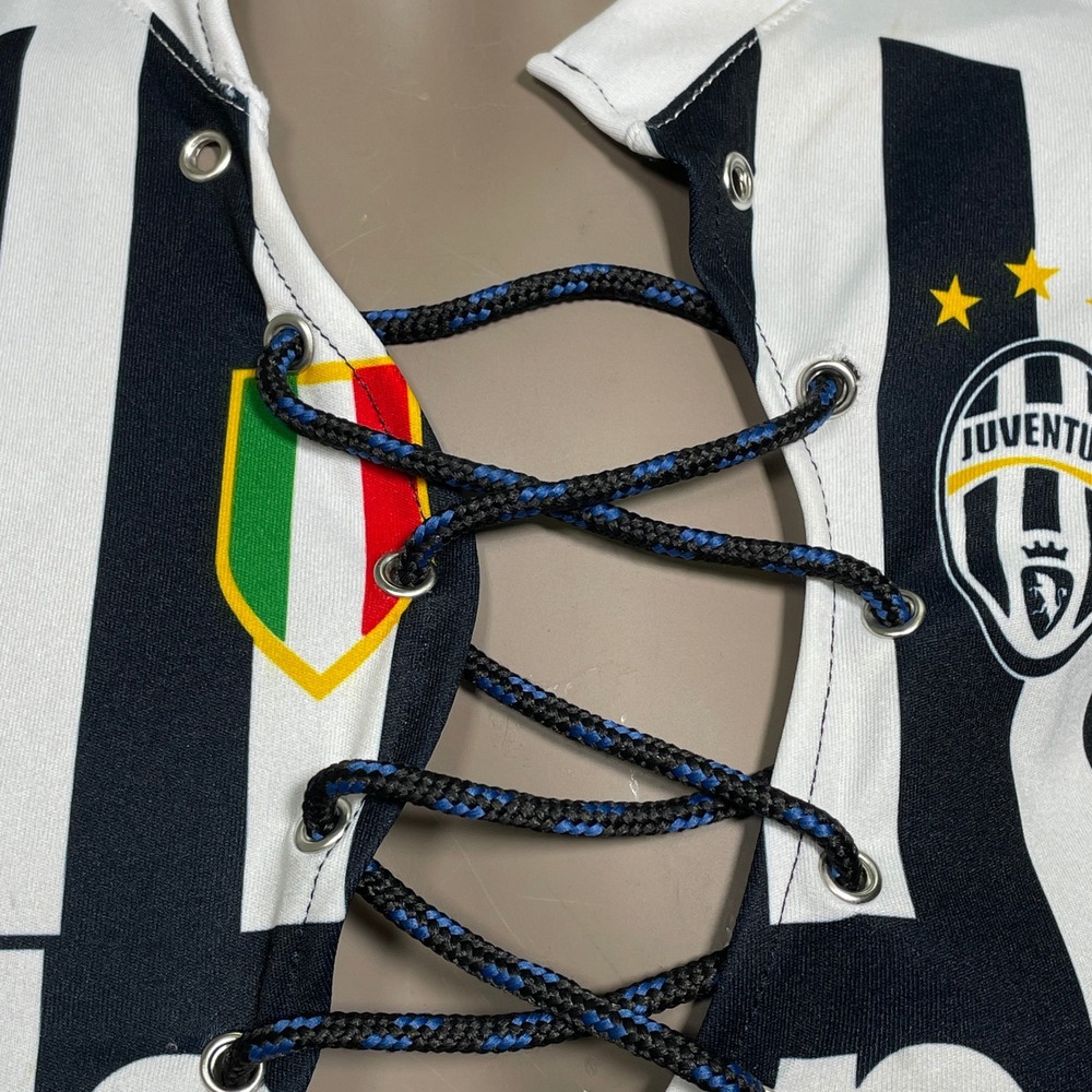 Paul Pogba #10 Juventus FC Cossa New York Lace Up Soccer Jersey Women's Sz 6 - Picture 6 of 16